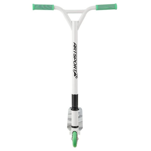 Detská freestyle kolobežka, zelená/biela