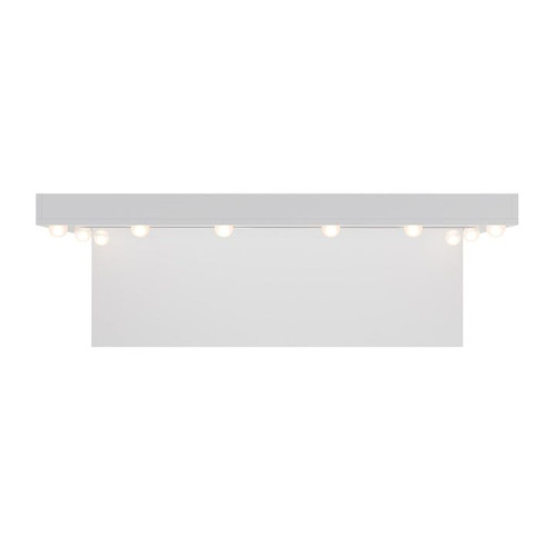 Toaletný stolík s LED zrkadlom a 7 zásuvkami, biely