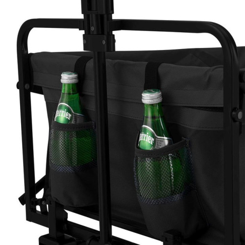 Skladací transportný vozík, čierny, 100 kg, 92x53x102 cm