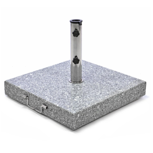 Stojan na slnečník - žula / nerezová oceľ, 50 kg