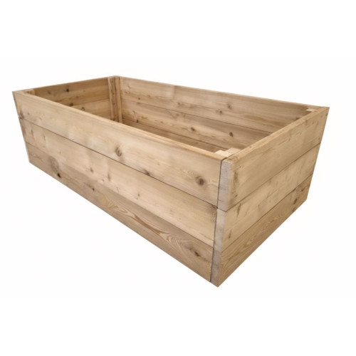 Drevený vyvýšený záhon, 156 x 95 x 42 cm