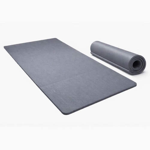 Gymnastická podložka XXL 210×110×2 cm sivá