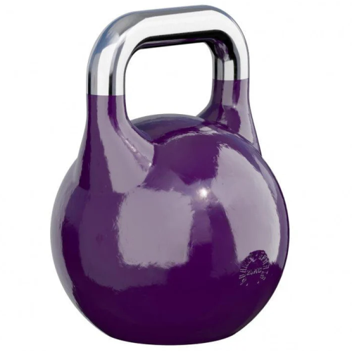 Gorilla Sports Súťažný kettlebell, fialový, 20 kg