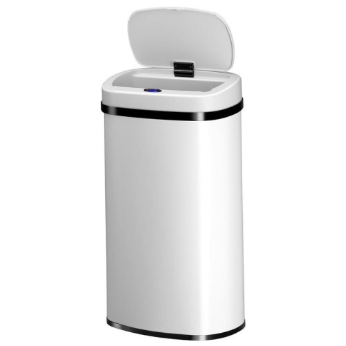 Automatický bezdotykový odpadkový kôš 60 l – biely