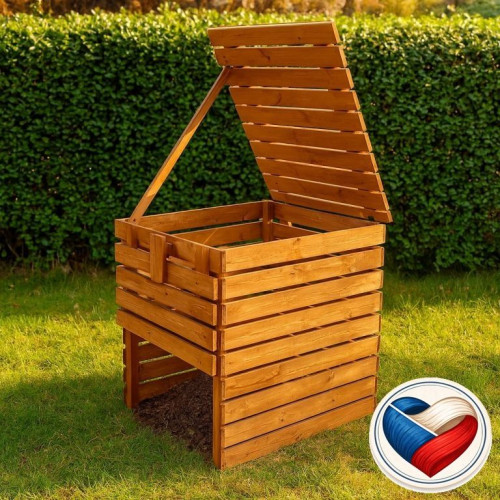 Drevený kompostér 800 l – česká výroba z masívneho dreva