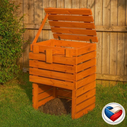 Drevený kompostér 400 l – česká výroba z masívneho dreva