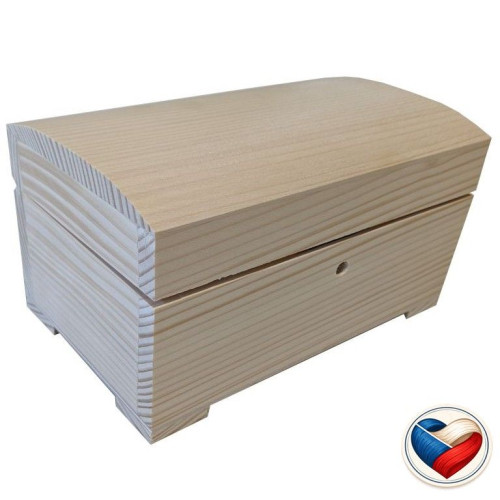 Drevená uzamykateľná truhlička 20×11×12,5 cm, česká výroba