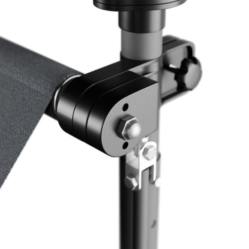 Balkónová markíza 200x120 cm, sivá, výškovo nastaviteľná