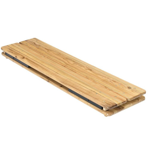 Záhradný pivný set, skladací, drevo/kov, 170 cm