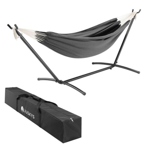 Záhradná hojdacia sieť s oceľovým stojanom, 279 x 109 x 101