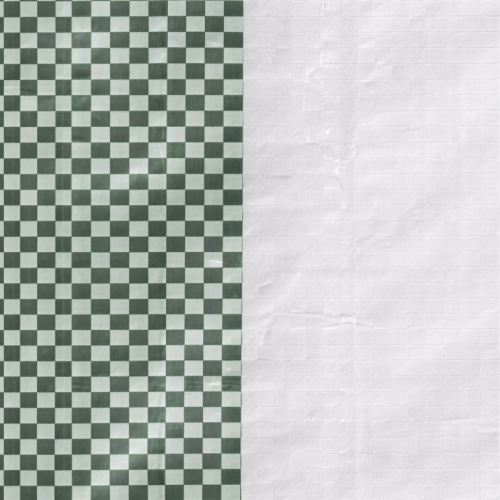 Sada dvoch bočných stien pre záhradný stan - biela / zelená - bez okien