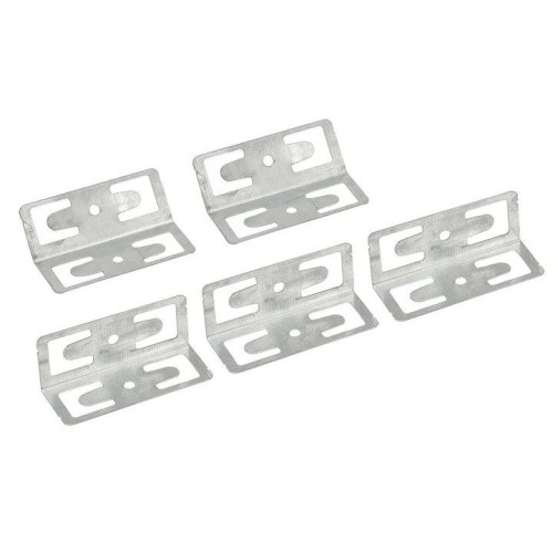 Kovový rohový regál 180x70x40-70 cm, 5 políc, nosnosť 875 kg