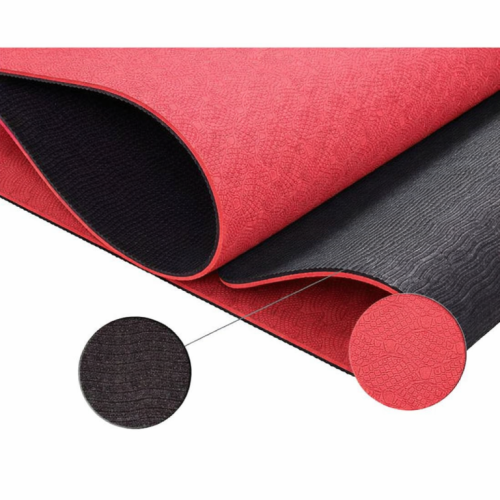 Fitness podložka na jogu 190 × 100 × 0,6 cm červená