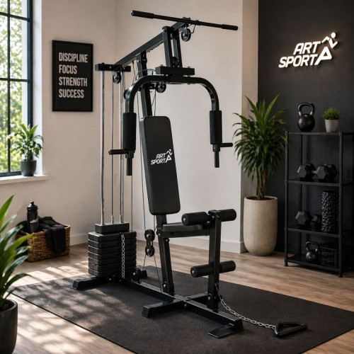 Multifunkčná posilňovacia veža, závažia 40,3 kg