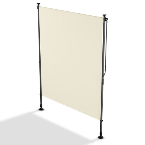 Zvislá markíza na balkón 150x228-316 cm, UV ochrana, béžová