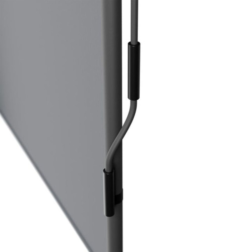 Zvislá markíza na balkón 120 x 228-316 cm, UV ochrana, sivá