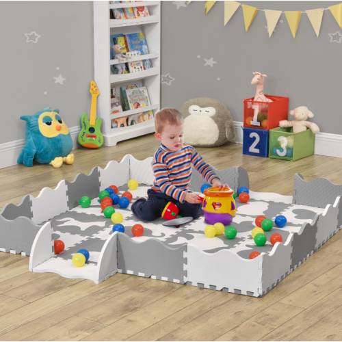 Detská puzzle podložka so zvieratkami 150x150 cm, 36 dielov Detská puzzle podložka so zvieratkami 150x150 cm, 36 dielov