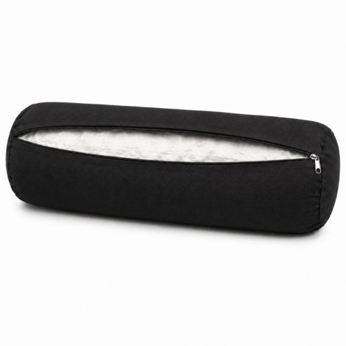 Bolster na jogu valec, čierny, 60 × 20 cm Bolster na jogu valec, čierny, 60 × 20 cm