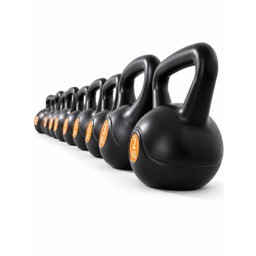 Kettlebell 2 kg plastový s cementovou výplňou Kettlebell 2 kg plastový s cementovou výplňou