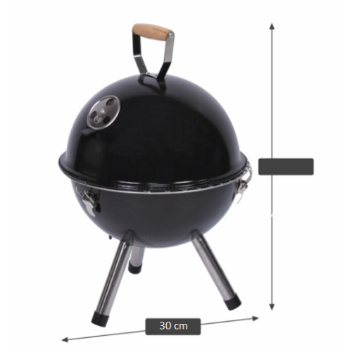 Záhradný vonkajší Mini BBQ gril ružový