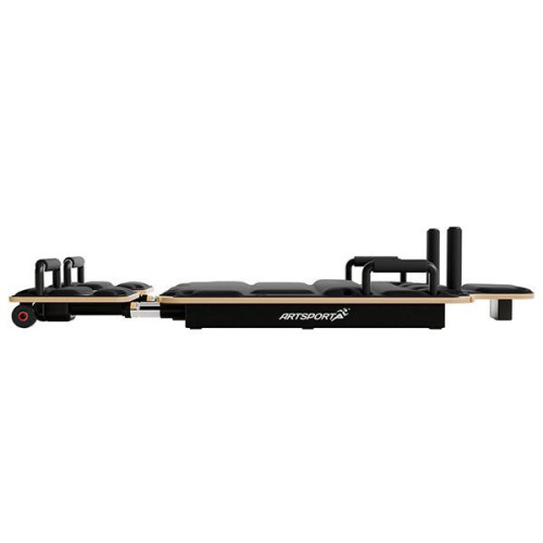 Skladací Pilates Reformer, 109 x 45 x 8 – 21 cm, čierny Skladací Pilates Reformer, 109 x 45 x 8 – 21 cm, čierny
