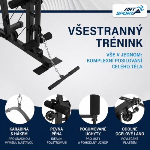 Multifunkčná posilňovacia veža, závažia 77 kg Multifunkčná posilňovacia veža, závažia 77 kg