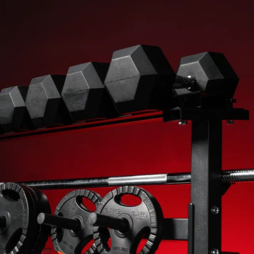 Gorilla Sports Stojan na závažie a činky 30/31 mm, čierny Gorilla Sports Stojan na závažie a činky 30/31 mm, čierny