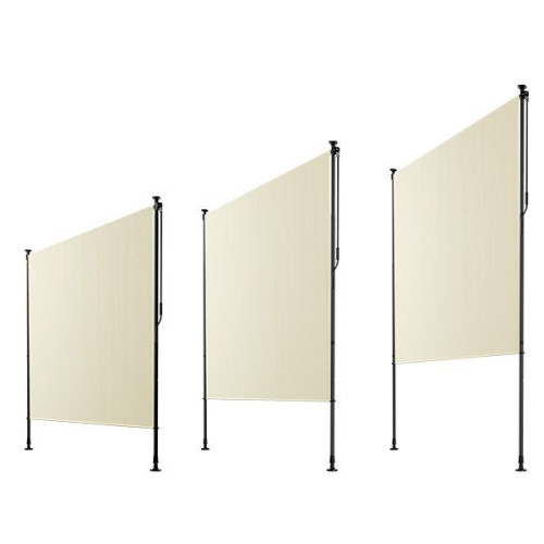 Zvislá markíza na balkón 200x228-316 cm, UV ochrana, béžová Zvislá markíza na balkón 200x228-316 cm, UV ochrana, béžová