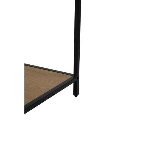 Kovový regál s policami v dekore dreva 77x185x35 cm Kovový regál s policami v dekore dreva 77x185x35 cm