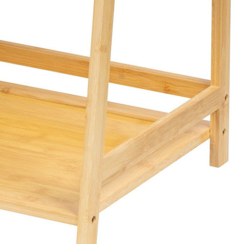 Bambusový regál so 4 policami, prírodný, 85 x 39 x 29 cm Bambusový regál so 4 policami, prírodný, 85 x 39 x 29 cm