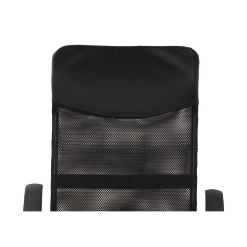 Kancelárska stolička čierna, ergonomická, sieťovaná, nastavi
