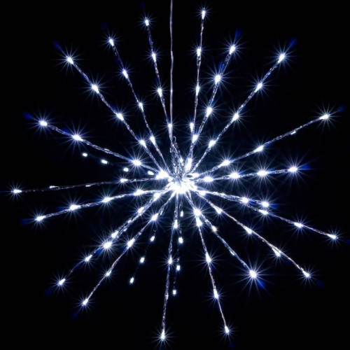 NEXOS osvetlenie - meteorický dážď,120 LED, studená biela