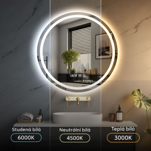 IREDA kúpeľňové zrkadlo s LED osvetlením, 70 cm IREDA kúpeľňové zrkadlo s LED osvetlením, 70 cm