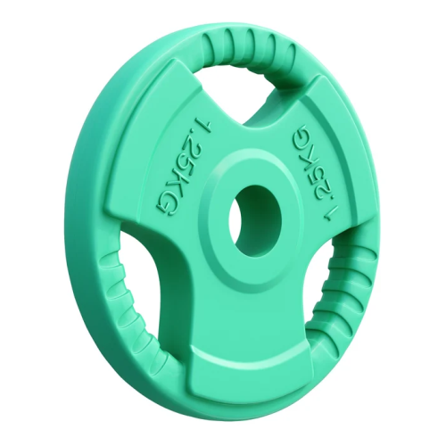Gorilla Sports Liatinový činkový kotúč, pogumovaný, 1,25 kg Gorilla Sports Liatinový činkový kotúč, pogumovaný, 1,25 kg