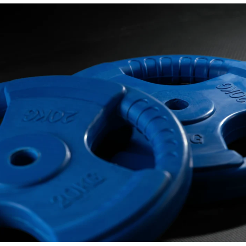 Gorilla Sports Liatinový činkový kotúč, pogumovaný, 15 kg Gorilla Sports Liatinový činkový kotúč, pogumovaný, 15 kg