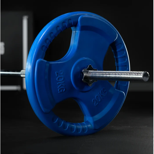 Gorilla Sports Liatinový činkový kotúč, pogumovaný, 2,5 kg Gorilla Sports Liatinový činkový kotúč, pogumovaný, 2,5 kg
